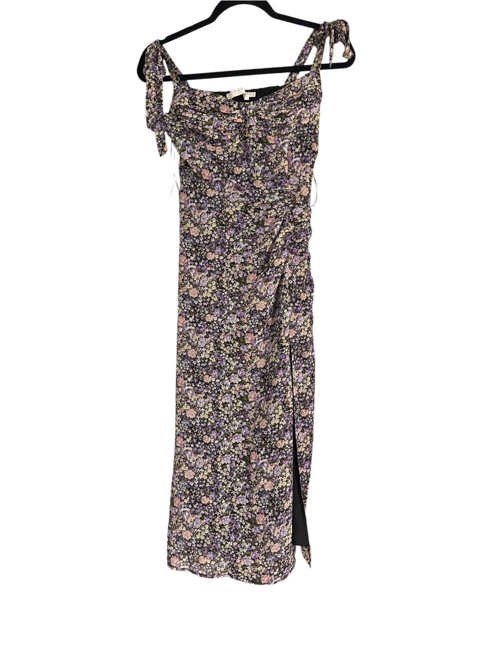 ASTR- Women’s Floral Purple maxi Dress